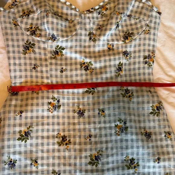 Reformation Desiree Dress - Al Fresco Gingham - Picture 5 of 6